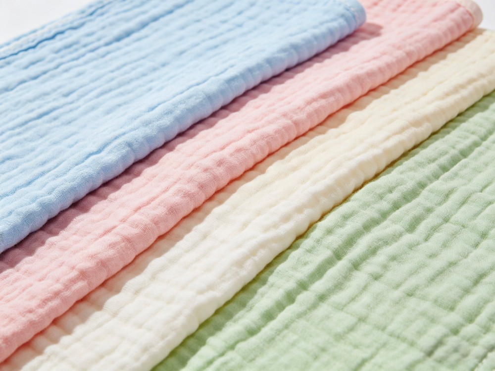 100% cotton muslin baby blanket